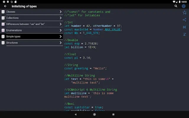 JavaScript Recipes android App screenshot 7